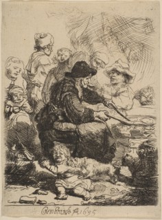 The Pancake Woman, 1635. Creator: Rembrandt Harmensz van Rijn.