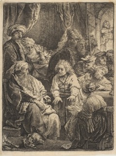 Joseph Telling His Dreams, 1638. Creator: Rembrandt Harmensz van Rijn.