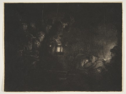 Adoration of the Shepherds: A Night Piece, ca. 1657. Creator: Rembrandt Harmensz van Rijn.