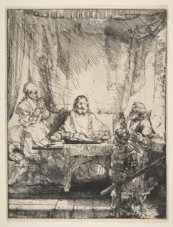The Supper at Emmaus, 1654. Creator: Rembrandt Harmensz van Rijn.