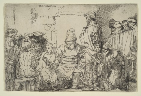 Christ Seated Disputing with the Doctors, 1654. Creator: Rembrandt Harmensz van Rijn.