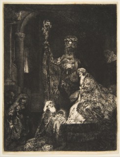 The Presentation in the Temple in the Dark Manner, ca. 1654. Creator: Rembrandt Harmensz van Rijn.