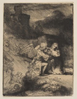 The Agony in the Garden, ca. 1652. Creator: Rembrandt Harmensz van Rijn.