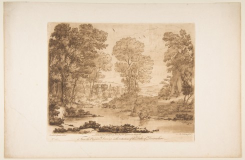 Landscape with Cupid and Psyche, 1776. Creator: Richard Earlom.