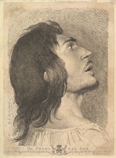 Head in Profile of Prodigal Son, 1766. Creator: Richard Earlom.