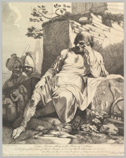 Caius Marius on the Ruins of Carthage, January 20, 1782. Creator: Robert Blyth.