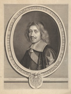 Chancelier Michel IV Le Tellier, ca. 1661. Creator: Robert Nanteuil.