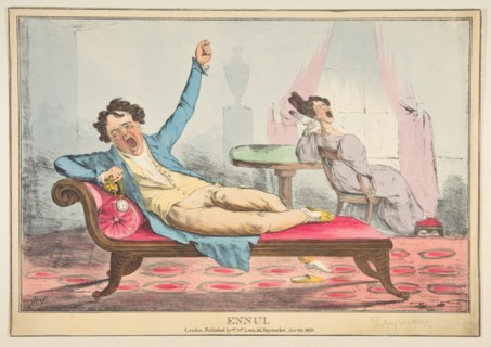 Ennui, November 20, 1829. Creator: Robert Seymour.