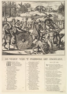 De Vlugt van 't Pausdom.n.d. Creator: Romeyn de Hooghe.