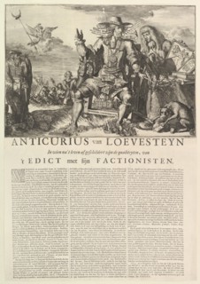 Anticurius van Loevesteyn.n.d. Creator: Romeyn de Hooghe.