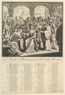 L'Europe Allarmée.n.d. Creator: Romeyn de Hooghe.