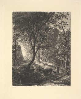 The Herdsman's Cottage, or Sunset, 1880. Creator: Samuel Palmer.