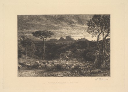 Opening the Fold, or Early Morning, 1880. Creator: Samuel Palmer.