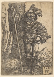 A Lansquenet, 1520. Creator: Sebald Beham.