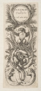 Frontispiece: Ornamenti o Grottesche, ca. 1653. Creator: Stefano della Bella.