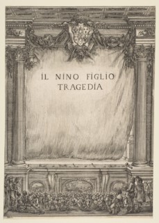 Frontispiece for Il Nino Figlio, 1655. Creator: Stefano della Bella.