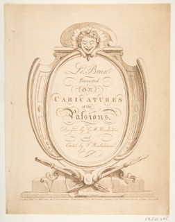 Le Brun Travested, or Caricatures of the Passions, January-February 1800. Creator: Thomas Rowlandson.