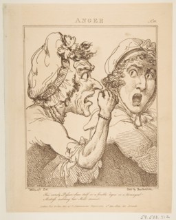 Anger, January 21, 1800. Creator: Thomas Rowlandson.