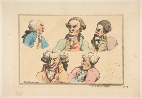 Oddities, January 1794. Creator: Thomas Rowlandson.