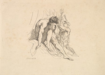 River God with Child, 1784-88. Creator: Thomas Rowlandson.