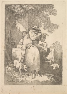 Rest from Labour on Sunny Days, 1784-87. Creator: Thomas Rowlandson.
