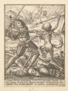 The Knight, from the Dance of Death, 1651. Creator: Wenceslaus Hollar.