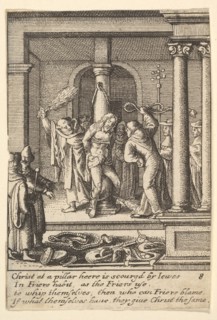 The scourging, 1625-77. Creator: Wenceslaus Hollar.