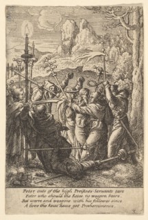 Jesus taken, 1625-77. Creator: Wenceslaus Hollar.