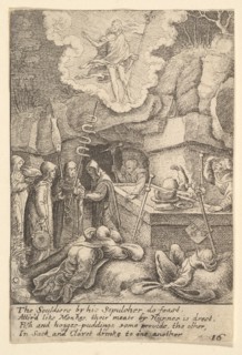 Resurrection, 1625-77. Creator: Wenceslaus Hollar.