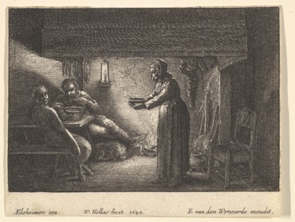 The satyr and the peasant, 1644. Creator: F van den Wyngarde.