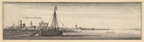 Rüdesheim, 1642-44. Creator: Wenceslaus Hollar.