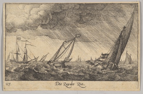 Zuyder Zee, 1635. Creator: Wenceslaus Hollar.