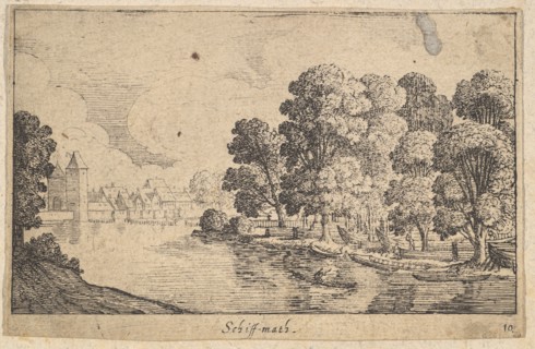 Schiff-math, 1625-77. Creator: Wenceslaus Hollar.