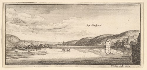 Stuttgart: The Lake, 1663-65. Creator: Wenceslaus Hollar.