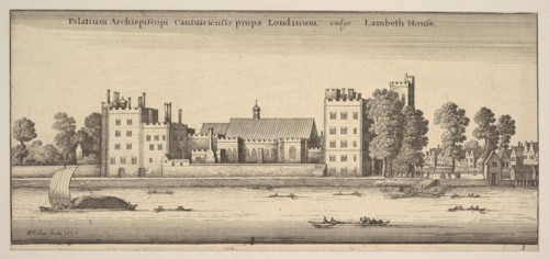 Palatium Archiepiscopi Cantuariensis propae Londinum vulgo Lambeth House