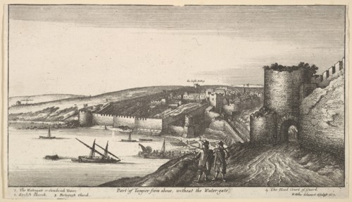 Part of Tangier from aboue, without the Water-gate, 1670. Creator: Wenceslaus Hollar.