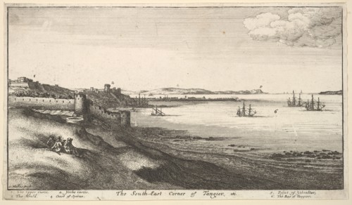South East Corner of Tangier, 1669-73. Creator: Wenceslaus Hollar.