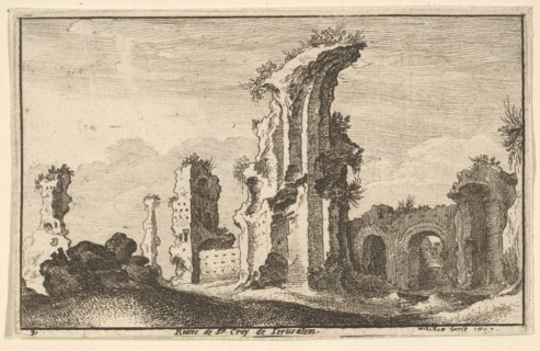 St. Croix de Jerusalem, 1650. Creator: Wenceslaus Hollar.