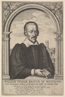 William Fenner, Rector of Rochford, 1656. Creator: Wenceslaus Hollar.