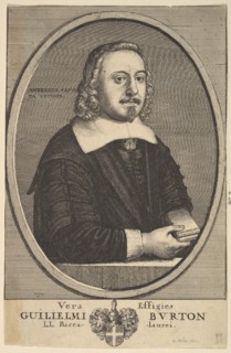Vera Effigies Guilielmi Burton / L.L. Baccalaurei, 1657-58. Creator: Wenceslaus Hollar.