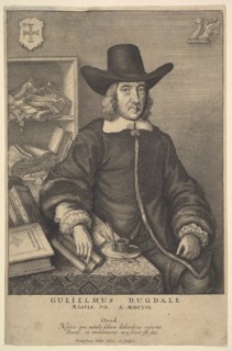 William Dugdale, 1625-77. Creator: Wenceslaus Hollar.