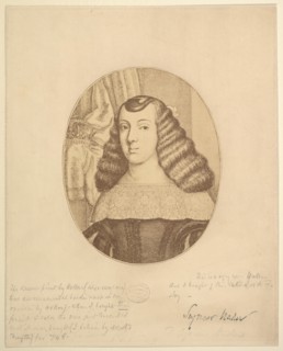 Catherine, Princess of Portugal, 1661. Creator: Wenceslaus Hollar.