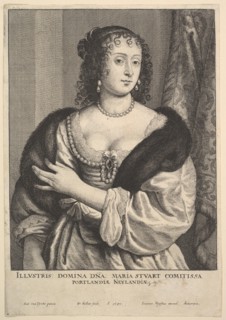 Frances Stuart, Countess of Portland, 1650. Creator: Wenceslaus Hollar.