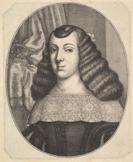 Catherine of Braganza, 1661. Creator: Wenceslaus Hollar.