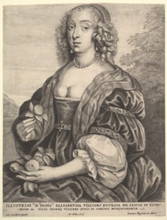 Mary Villiers, Dutchess of Lennox and Richmond, 1625-77. Creator: Wenceslaus Hollar.