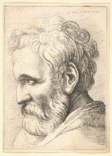 Bearded old man, 1645. Creator: Wenceslaus Hollar.