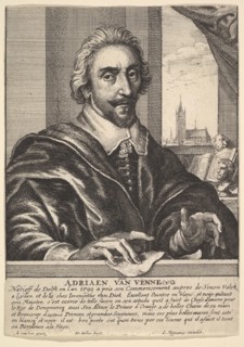 Adriaen van de Venne, 1649. Creator: Wenceslaus Hollar.
