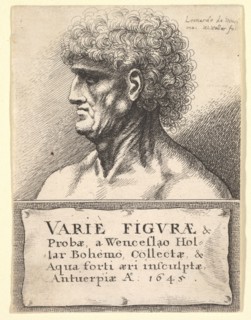 Title-page to 'Varie Figuræ & Probæ', 1645. Creator: Wenceslaus Hollar.