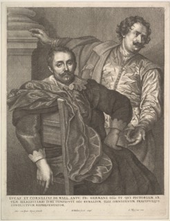 Lucas and Cornelius van Wael, 1646. Creator: Wenceslaus Hollar.
