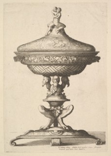 Ornate goblet, 1642. Creator: Wenceslaus Hollar.
